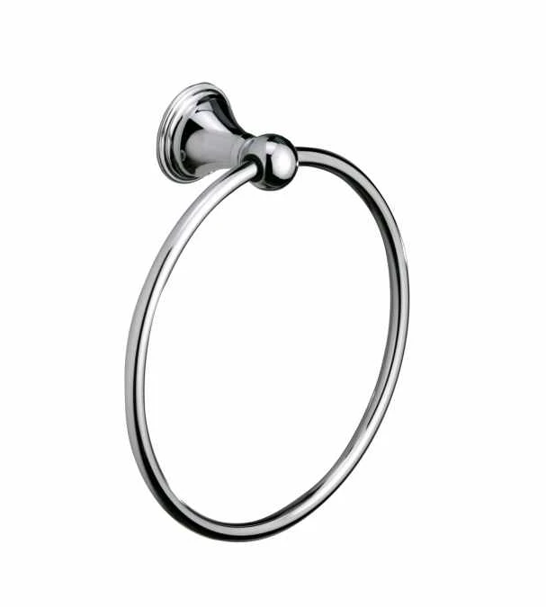 Genoa Towel Ring - Chrome - Origins Living 1 Genoa Towel Ring - Chrome - Origins Living