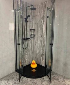 Vodas 8 Stella 800 Frameless Hinge Door Quadrant Shower Enclosure - Black -Lumibath Shop 107485604 297032424821532 6750796251859334998 n