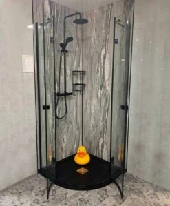 Vodas 8 Stella 1000 Frameless Hinge Door Quadrant Shower Enclosure - Black -Lumibath Shop 107485604 297032424821532 6750796251859334998 n 1 1