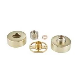 Spey Series 2 Brushed Brass Dual Head Thermostatic Shower Kit - Highlife Bathrooms -Lumibath Shop 13999TR