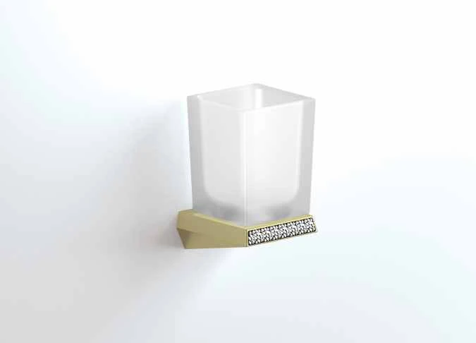 S8 Swarovski - Tumbler Holder - Gold - Origins Living 1 S8 Swarovski - Tumbler Holder - Gold - Origins Living