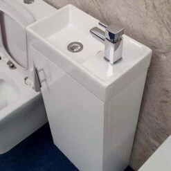 Cedar Cloakroom Pack - Toilet, Vanity Unit & Tap -Lumibath Shop 20230330 154523 resized