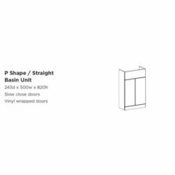 Elation Combination Straight 1000mm Bathroom Furniture Set -Lumibath Shop 29135