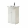 Elation Ikoma 550mm 2 Door Bathroom Vanity Unit & Basin - Gloss White
