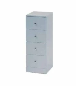 Elation Ikoma 4 Drawer Unit - Pearl Grey Matt