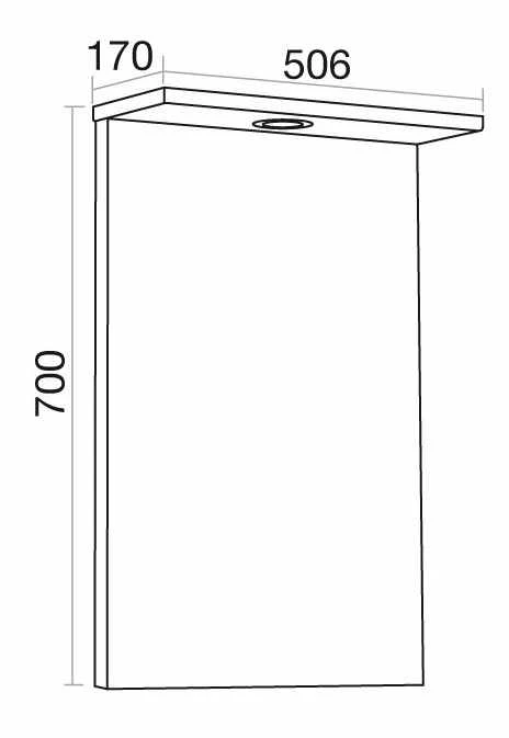 Elation Ikoma 550mm Bathroom Mirror Unit - Pearl Grey Matt 2 Elation Ikoma 550mm Bathroom Mirror Unit - Pearl Grey Matt - Image 2