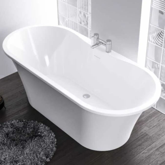 Beaufort Margravine 1660 X 730 White Freestanding Bath 1 Beaufort Margravine 1660 X 730 White Freestanding Bath