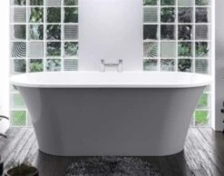 Beaufort Margravine 1660 X 730 Grey Freestanding Bath