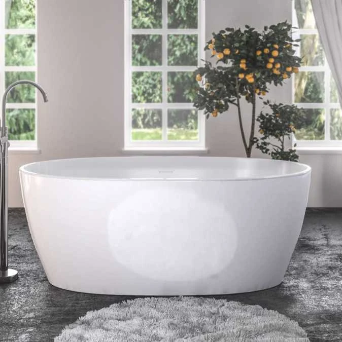 Beaufort Wandsworth 1495 X 725 White Freestanding Bath 1 Beaufort Wandsworth 1495 X 725 White Freestanding Bath