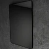 HiB Trim Curve 50 Black Bathroom Mirror