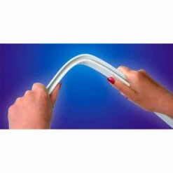 Bendi Curtain Track - White - Euroshowers -Lumibath Shop 688 10 Flexi hand boj web 1200x1200px