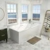 Beaufort Portland 1600 X 700 Single Ended Bath With Grips
