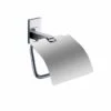 Maine Toilet Roll Holder With Flap - Chrome - Origins Living