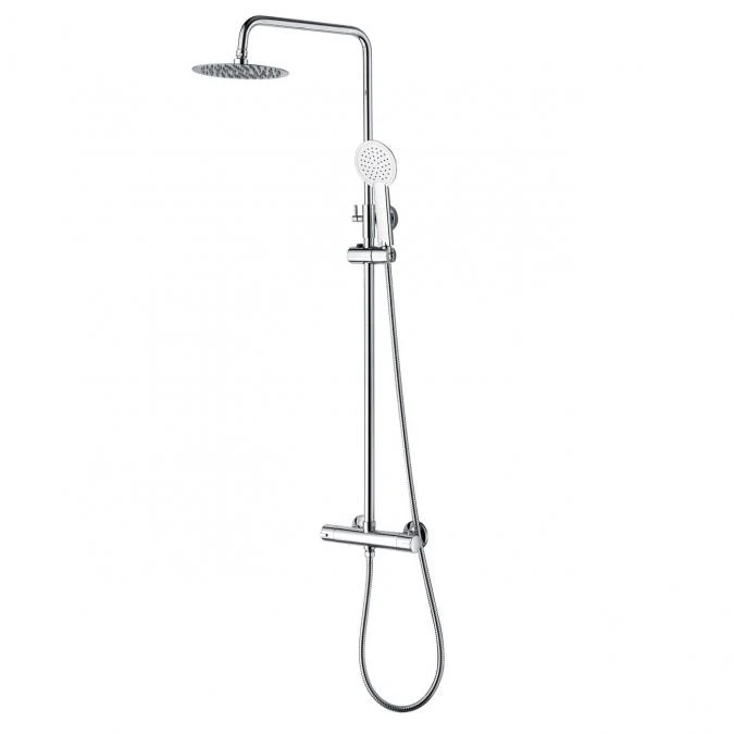 Niagara Equate Round Chrome Thermostatic Dual Head Shower Set 2 Niagara Equate Round Chrome Thermostatic Dual Head Shower Set - Image 2