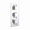 Niagara Observa Chrome Triple Concealed Shower Valve - Two Outlets
