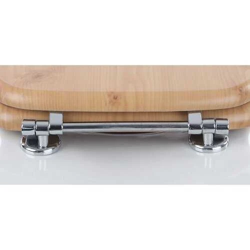 MDF Wood Design Seat In Walnut (Dark Brown) - Euroshowers 2 MDF Wood Design Seat In Walnut (Dark Brown) - Euroshowers - Image 2