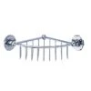 Burlington Deep Corner Chrome Shower Basket - A22