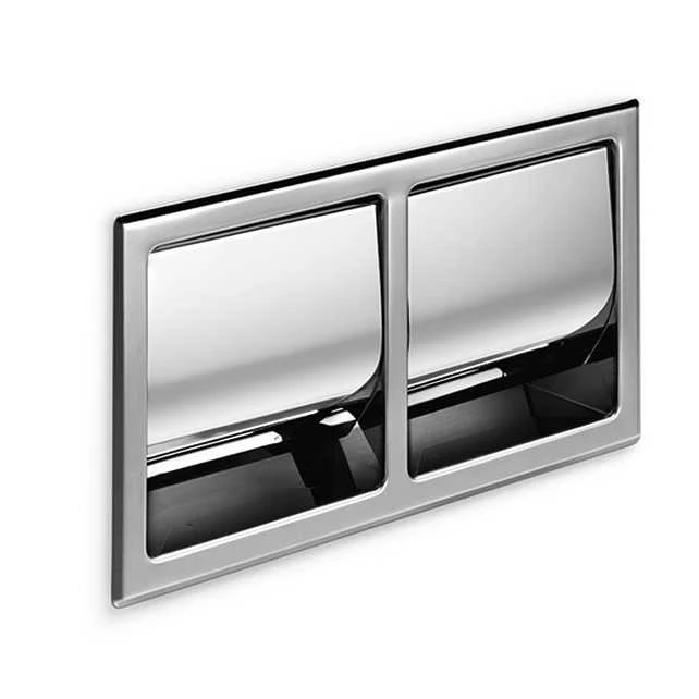 Inda Hotellerie Recessed Double Toilet Roll Holder - A8029D 1 Inda Hotellerie Recessed Double Toilet Roll Holder - A8029D