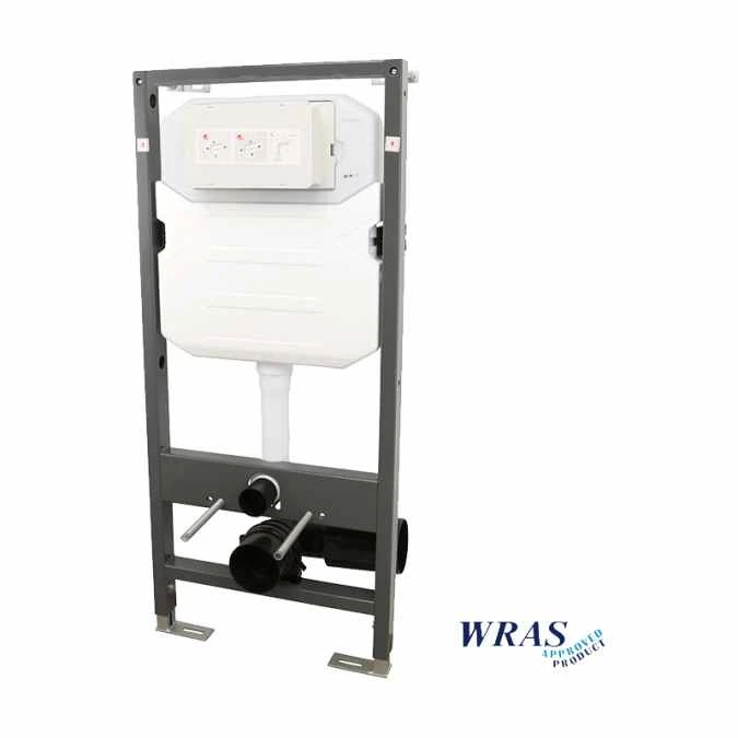 ABACUS Essentials 1140mm High WC Pan Fixing Frame & Concealed Cistern 1 ABACUS Essentials 1140mm High WC Pan Fixing Frame & Concealed Cistern