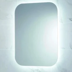 Aurora Back-lit LED Bathroom Mirror With Shaver Socket - 600 X 800mm