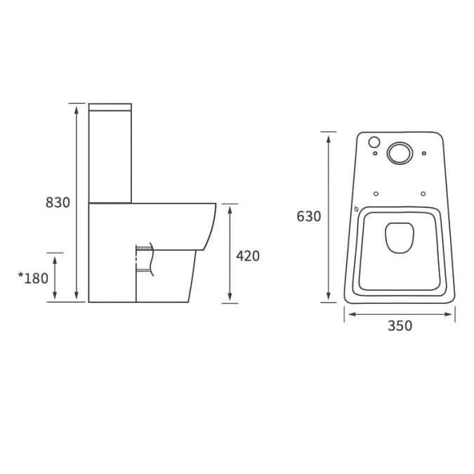 Allier Bathroom Suite, Basin, Close Coupled WC & 1700mm Bath 6 Allier Bathroom Suite, Basin, Close Coupled WC & 1700mm Bath - Image 6