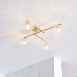 Allier Ceiling Light - Brushed Brass -Lumibath Shop Allier Ceiling Light Lifestyle5