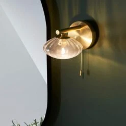 Allier Wall Light - Brushed Brass -Lumibath Shop Allier Wall Light Lifestyle6