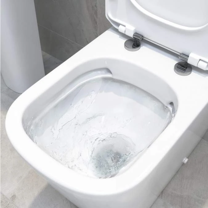 Ankam Rimless Close Coupled Fully Shrouded Short Projection WC & Soft Close Seat 3 Ankam Rimless Close Coupled Fully Shrouded Short Projection WC & Soft Close Seat - Image 3