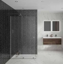 1500mm Sliding Wetroom Screen - Rolla 8 By Aquadart -Lumibath Shop Aquadart rolla8 wetroom glass 4