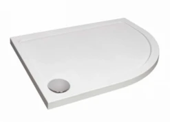 Aquaglass+ Sphere 1200 X 900mm Left Hand One Door Tinted Glass Offset Quadrant Shower Enclosure -Lumibath Shop Aquaglass Designer 45mm Offset Quad Shower Tray 2