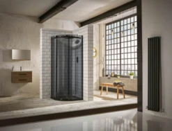 Aquaglass+ Sphere 1000 X 800mm Right Hand One Door Tinted Glass Offset Quadrant Shower Enclosure -Lumibath Shop Aquaglass Sphere Tinted 1 Door Offset Quad Image 6