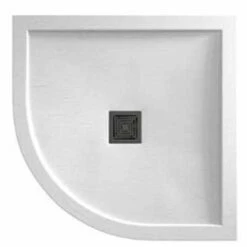 Aquadart Venturi 8 900mm Single Door Quadrant Shower Enclosure -Lumibath Shop Aqualovo white slate 4