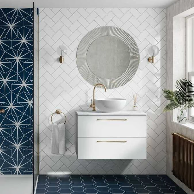 HiB Arte Round Bathroom Mirror 600mm 3 HiB Arte Round Bathroom Mirror 600mm - Image 3