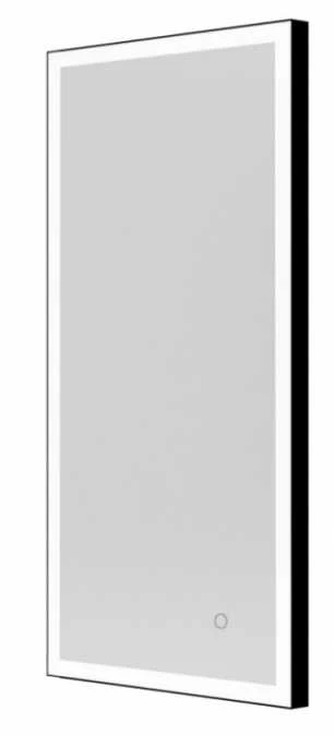 Tate Light Rectangular Mirror 50 Black - 50x100cm 1 Tate Light Rectangular Mirror 50 Black - 50x100cm