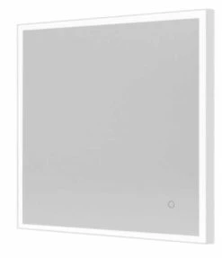 Tate Light Square Mirror 70 White - 70x70cm - Origins Living -Lumibath Shop B008264