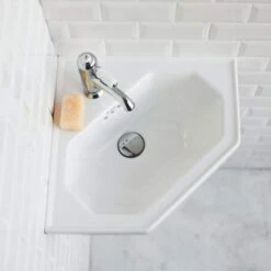 Burlington Traditional Corner Cloakroom Basin -Lumibath Shop B10 RS
