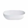 Clearwater Formoso Matt Clear Stone Countertop Basin - 550 X 350 - B1ACSM
