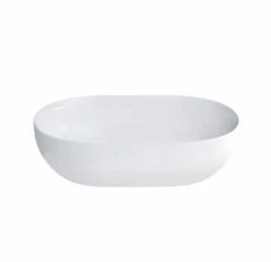Clearwater Formoso Matt Clear Stone Countertop Basin - 550 X 350 - B1ACSM