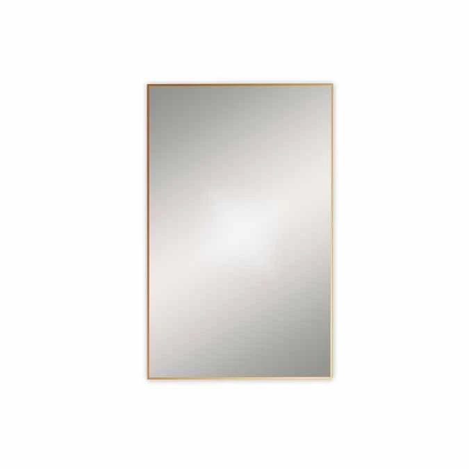 Docklands 500 X 800 Brushed Brass Rectangular Mirror - Origins Living 1 Docklands 500 X 800 Brushed Brass Rectangular Mirror - Origins Living