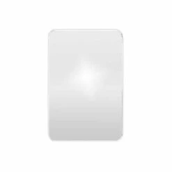 City White Rectangular Mirror 500 X 750 - Origins Living