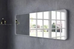 City White Rectangular Mirror 1500mm - Origins Living -Lumibath Shop B375646 city mirror 160 white lifestyle B 1