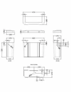 Bayswater Fitzroy Traditional High Level Toilet Chrome Flush Pipe Kit - Pull Flush -Lumibath Shop BAYC020 tech
