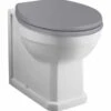 Bayswater Fitzroy Traditional Comfort Raised Height Back To Wall Toilet Pan
