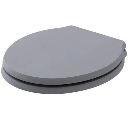 Bayswater Porchester Traditional Soft Close Toilet Seat - Plummett Grey 1 Bayswater Porchester Traditional Soft Close Toilet Seat - Plummett Grey