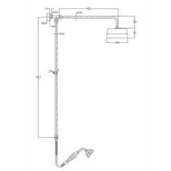 Bayswater Luxury Traditional Rigid Riser Kit -Lumibath Shop BAYS209 TECH