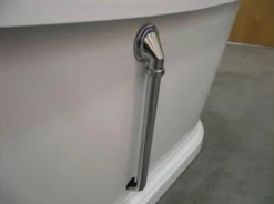 Elmstead Roll Top Bath - 1500 X 745 - Bespoke Colour By BC Designs -Lumibath Shop BC Designs WAS030 Exposed Bath Waste Image 2