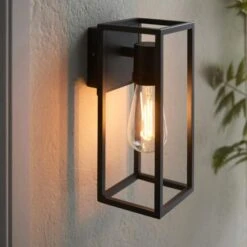 Barbary Wall Light - Matt Black -Lumibath Shop Barbary Wall Light Lifestyle