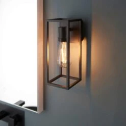 Barbary Wall Light - Matt Black -Lumibath Shop Barbary Wall Light Lifestyle6
