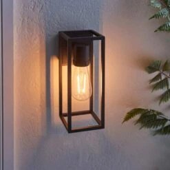 Barbary Wall Light - Matt Black -Lumibath Shop Barbary Wall Light Lifestyle8