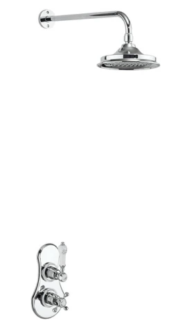 Burlington Severn Concealed Thermostatic Shower With Fixed Head - VF1S